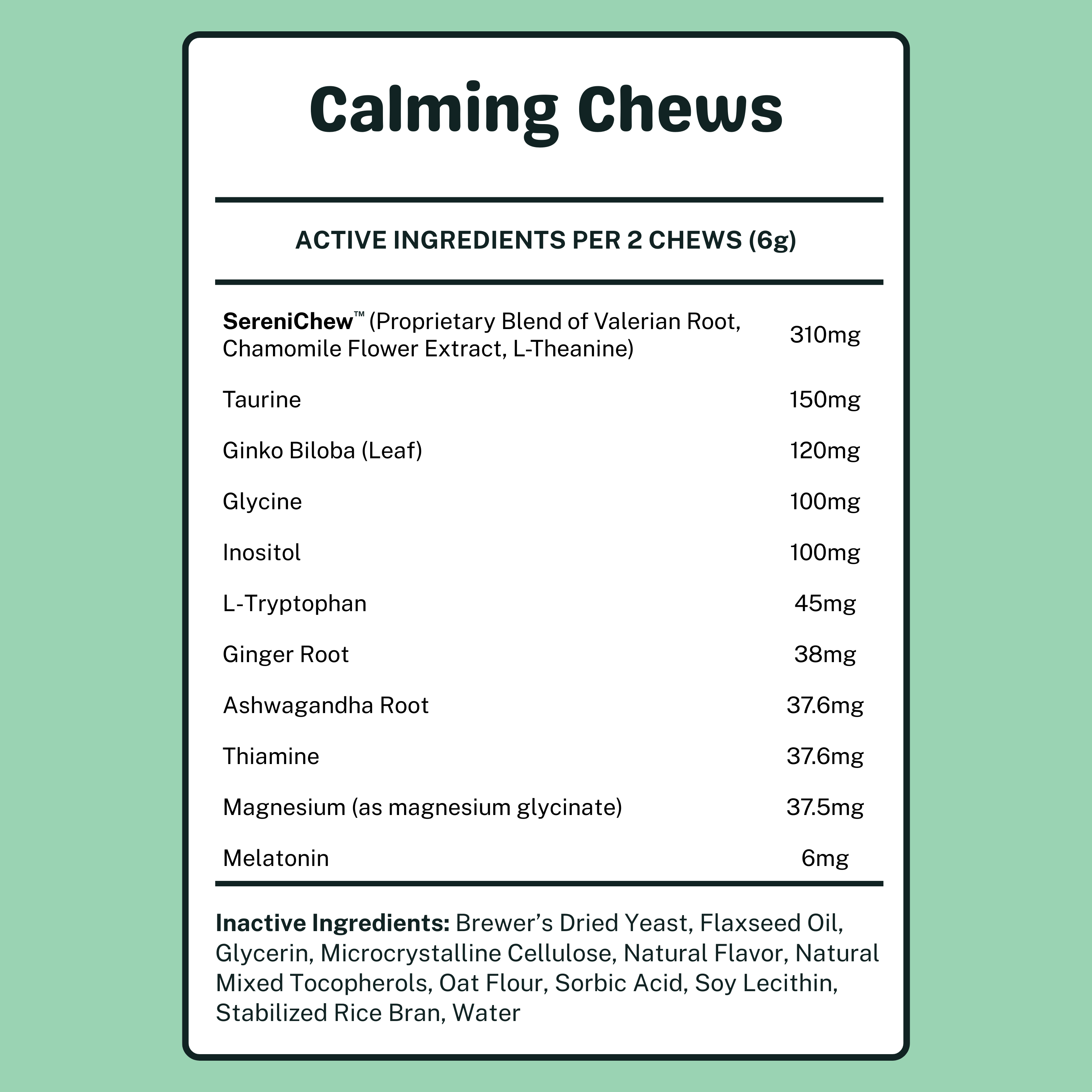 Calming Daily Chews