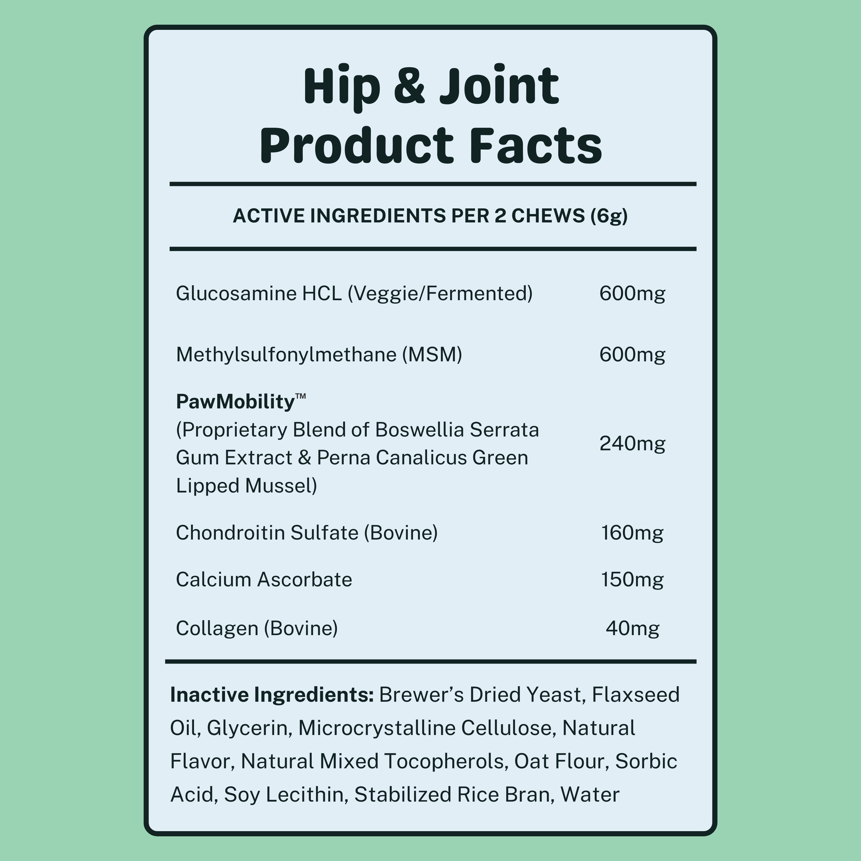 Hip & Joint Daily Chews